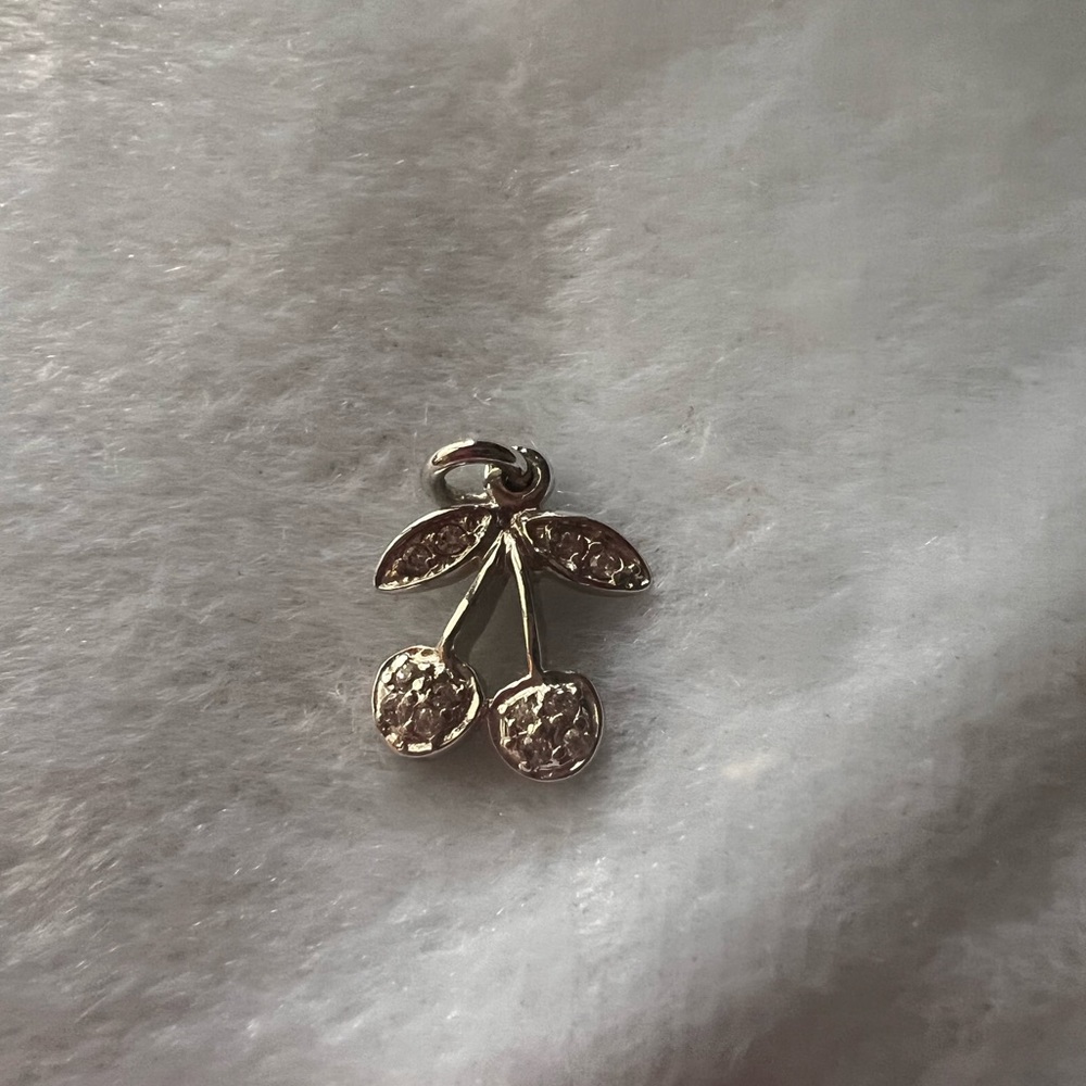 Sterling Silver Cherry Pendant